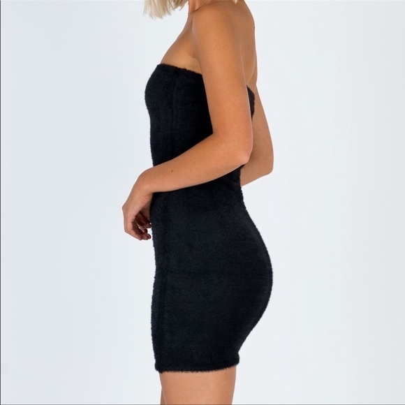 PRINCESS POLLY Hagen Mini Dress Black - Picture 3 of 8